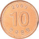 Monnaie, Corée, 10 Won, 2009 - Coreal Del Sur