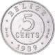 Monnaie, Belize, 5 Cents, 1989 - Belize