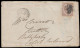 1873 NATAL 1 SHILLING OVPT. POSTAGE ON COVER FROM DURBAN TO IRELAND - VERY RARE ON COVER - Natal (1857-1909)