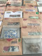 BOITE  D'ENVELOPPES & POCHETTES  Contenant  BEAUCOUP De   TIMBRES D' ESPAGNE   -  OBLITERES - Vrac (min 1000 Timbres)