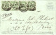 Enveloppe-lettre Illustrée 4 X N° 83 - Oblitération De 1906 Bruxelles Vers Pons - Letter Covers