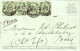 Enveloppe-lettre Illustrée 4 X N° 83 - Oblitération De 1906 Bruxelles Vers Pons - Briefumschläge