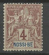 NOSSI-BE N° 29 Sans Accent Sur Le E De BE NEUF* TRACE DE CHARNIERE   / Hinge  / MH - Unused Stamps
