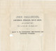 MULREADY Advertising Duplication - Repiquage Publicitaire AGENT To Te FREMASONS - 1840 Buste Mulready