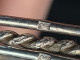 Delcampe - Bracelet Semainier En Argent Massif  (un Poinçon Sur Chaque Jonc ) 6,6 Cm De Diamètre - Armbanden