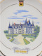 - BELLE ASSIETTE CERAMIQUE De GIEN CHÂTEAUX DE LA LOIRE CHATEAU AZAY LE RIDEAU  E - Gien (FRA)