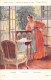 CPA - FANTAISIE - Femme - L'ATTENTE - Edouard GELHAY - CARTE POSTALE ANCIENNE - Frauen