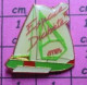 813F Pin's Pins / Beau Et Rare / SPORTS / VOILE VOLIER ESPACE DIABETE COURSE REGATE - Sailing, Yachting