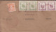 1927. JAPAN. Unusual Envelope With 1 Sn + 2 Ex 3 Sn And 1½ Sn UPU-issue To Norrköping, Sw... (Michel 180+181) - JF442644 - Lettres & Documents