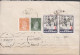 1947. TÜRKIYE. Cover To Sweden With 1 + 3 Krs Atatürk + Pair 20 PARA Charity Stamps Re... (Michel 1001+ C 93) - JF442679 - Nuovi