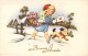 NOEL - Nouvel An - Illustration - Enfant Et Son Chien - Carte Postale Ancienne - Neujahr