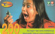 Greenland, PRE-GRL-1003, 200 Kr, One Girl With Mobile Phone, 2 Scans   Expiry 21-04-2007. - Greenland