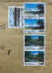 ARGENTINA 2021, COVER CORONA EPEDEMIC, REACH AFTER 2 MONTH, REO NEGRO & SANTA CRUZ MOUNTAIN, NATURE, WATER, PARK, USED T - Covers & Documents