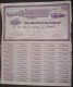 Tranvia De Mondariz A Vigo 50 Ptas, 1915  Uncancelled + Coupon Sheet - Cinema & Teatro