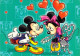 DISNEY - Mickey Et Minnie Amoureux - Carte Postale Ancienne - Altri & Non Classificati