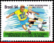 Ref. BR-2477 BRAZIL 1994 - WORLD CUP CHAMPIONSHIP,USA, SPORTS, MI# 2588, MNH, FOOTBALL SOCCER 1V Sc# 2477 - Unused Stamps