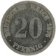 LaZooRo: Germany 20 Pfennig 1876 D VF - Silver - 20 Pfennig