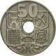 Monnaie, Espagne, Francisco Franco, Caudillo, 50 Centimos, 1949, TTB - 50 Centiem