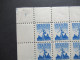 Saargebiet / Sarre 1947 Säerin / Privatpost / Private Marke ?! Im Postfrischen 50er Bogenteil / Halber Bogen!! ** - Unused Stamps