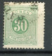 SUE TAXE Yv. N° 8 Dent. 13  (o)  30 ö  Vert Clair  Cote  4 Euro BE  2 Scans - Strafport