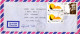 EGYPT  Cover 1994, 55 P. Airmail (Mi. 1760) And 2x Mi 1784, Hydro-technical Works WITH GUIDELINES (BB141) - Storia Postale