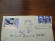 Lettre Général Charles De Gaulle à Colombey Les Deux Eglises  - Vignette Pour Le Salut Public : Oui - 1948 - SUP (HL 87) - De Gaulle (Général)