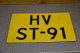 License Plate-nummerplaat-Nummernschild Nederland NL Reguliere Kentekenplaat Oud-old - Placas De Matriculación