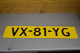 License Plate-nummerplaat-Nummernschild Nederland NL Reguliere Kentekenplaat Oud-old - Kennzeichen & Nummernschilder