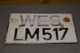 License Plate-nummerplaat-Nummernschild Duitsland Germany (D) - Kennzeichen & Nummernschilder