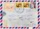 EGYPT Cover 1985 - 5p State Ramsis II, Luxor (Mi1501) And 2x Servant And Fruits (Mi. 1504), REGISTERED AND AR  (BB149) - Lettres & Documents