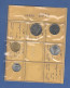 ITALIA 1971 Serie 5 Monete 5 10 20 50 100 Lire FDC UNC Italy Italie Coin Set Private Issues Emissioni Private - Nieuwe Sets & Proefsets