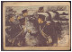 Russland (007705) Farbig Propaganda Postkarte, Gelaufen Von Leningrad Am 21.7.1943 Zur Zeit Der Blockade!! Mit Zensur - Briefe U. Dokumente