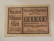 Billet Allemagne , 100000000 Mark 1923 - Zonder Classificatie