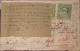 India Cochin State Registered Card With Label, Return To Sender Inde - Cochin