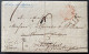 Lettre 1842 De New York Pour PARIS Par Le "Ville De LYON " Réexpédiée à MONTGOBERT, Taxée + Decime Rurale TTB - …-1845 Voorfilatelie