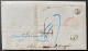 Lettre 1843 De New York Pour PARIS Réexpédiée à MONTGOBERT, Taxe Rectifiée + Decime Rurale + Boitier Facteur TTB - …-1845 Préphilatélie