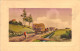 ILLUSTRATEUR Non Signée - Chariots De Pailles Sur Le Chemin - Carte Postale Ancienne - Non Classés