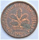 Pièce De Monnaie 1 Pfennig 1978 G - 1 Pfennig