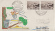 Enveloppe   BELGIQUE    1er   Service  Postal    Par   Hélicoptére    BRUXELLES  -  LILLE   1953 - Covers & Documents
