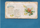 RARE Et Superbe  Calendrier 1899 RAPHAEL TUCK Gaufré Doré FLEURS DE L' AN Ill Style Klein 8 Pages Cordonnet Origine - Tamaño Grande : ...-1900