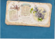 Delcampe - RARE Et Superbe  Calendrier 1899 RAPHAEL TUCK Gaufré Doré FLEURS DE L' AN Ill Style Klein 8 Pages Cordonnet Origine - Groot Formaat: ...-1900