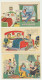 Lot De 4 Cartes Fantaisie -  Humour Humoristique - Thème "problèmes Domestiques"..- Illustrateur Jean De Preissac - Preissac