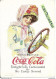 Pubblicita Coca Cola Originale Stati Uniti 1991 F,bollo Usa Donnina Al Volante Con Bibita Pubblicizzata (v.retro) - Advertising