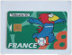 Voetbal Le Foot France 98 Footix : Le Dribble Telefoonkaart Frankrijk France - 1998