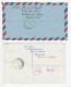 1978-1981 SOUTH AFRICA Reg Covers MILNERTON & KENILWORTH Reg Label Air Mail To GB Cover FLOWER Stamps - Storia Postale