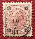 UNTER-CHODAU 1891 Chodov Tschechien Böhmen LUXUS-Stempel Österreich (Austria Czech Republic - Oblitérés