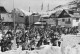 Valloire CPA CMPS 73 Savoie Alpes Ecole De Ski Départ Neige Carte Animée Alpage Photo N/B - Val D'Isere