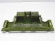 Delcampe - -ANCIEN ENCRIER DOUBLE ART DECO FONTE EMAILLEE VERTE 2 GODETS VERRE BUREAU   E - Inkwells