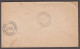 1921 (Sep 22) Envelope Sent Registered To The USA With 1908 Fiji Ovpt 5d Tied By VILA / NEW HEBRIDES Cds - Covers & Documents