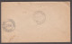 1921 (Sep 22) Envelope Sent Registered To The USA With 1908 Fiji Ovpt 5d Tied By VILA / NEW HEBRIDES Cds - Cartas & Documentos